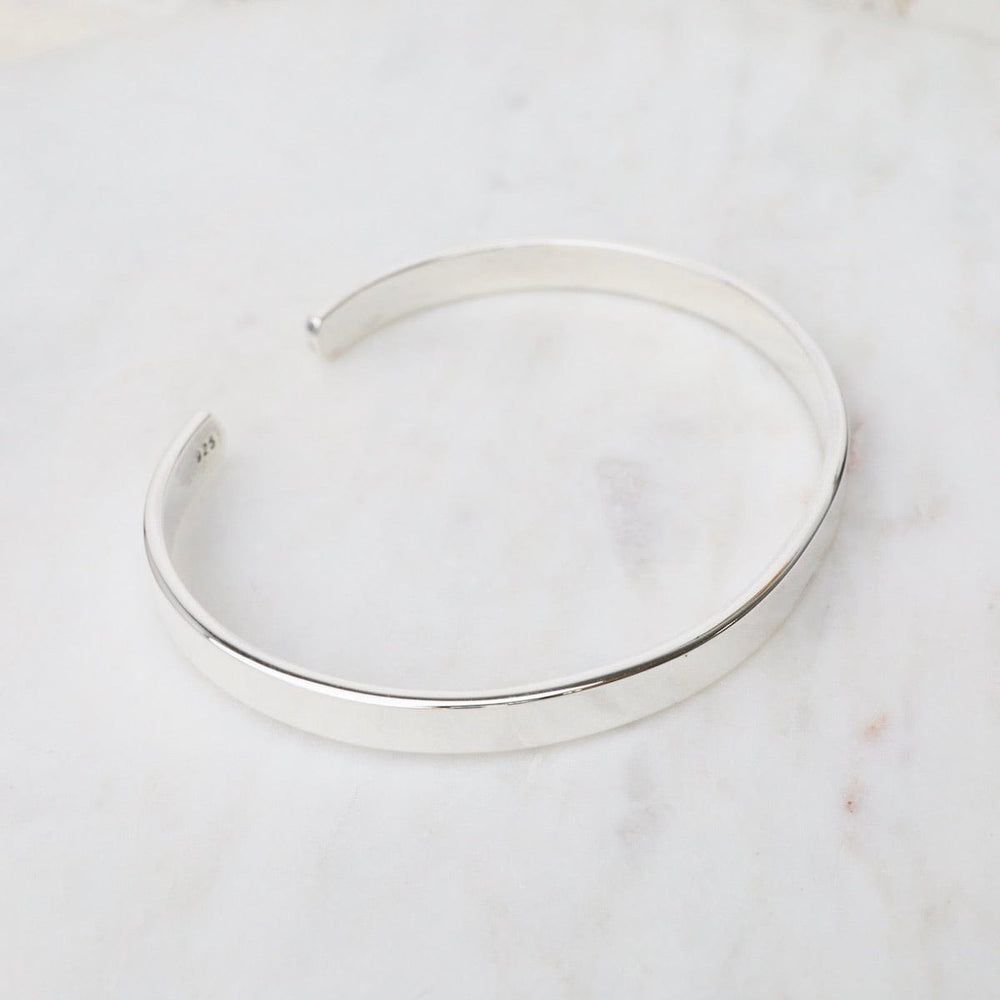 
                      
                        BRC 1/2" Simple Flat Heavy Sterling Silver Cuff
                      
                    