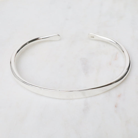 BRC 1/2" Simple Tapered Heavy Sterling Silver Cuff