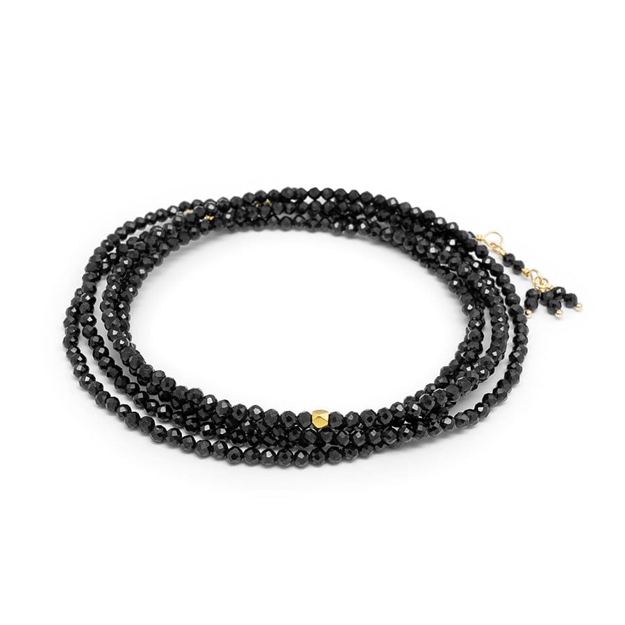 BRC-14K 14k Black Spinel Wrap