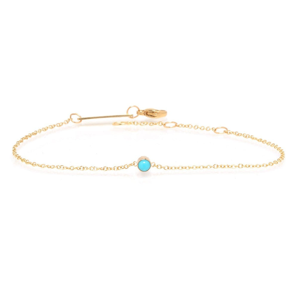 
                  
                    BRC-14K 14k Gold Bezel Set Turquoise Bracelet
                  
                