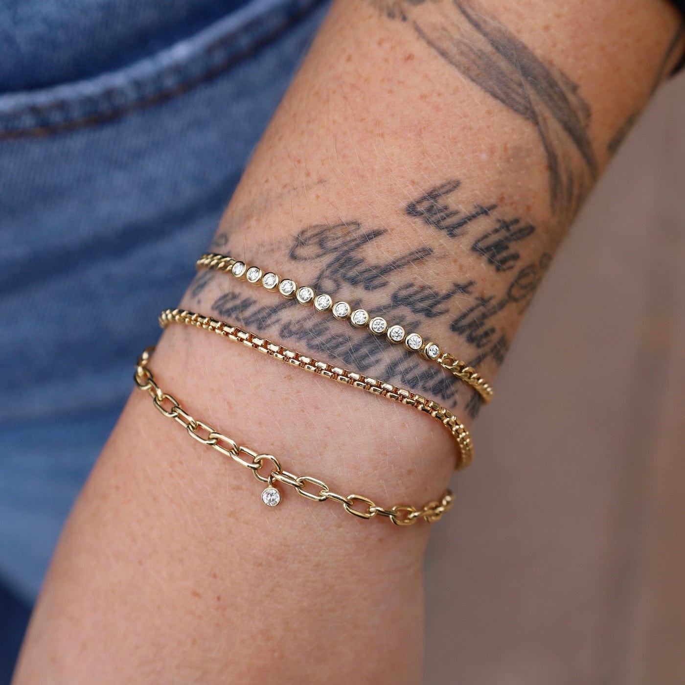 Luxe Gold Box Chain Bracelet– SweetLegs
