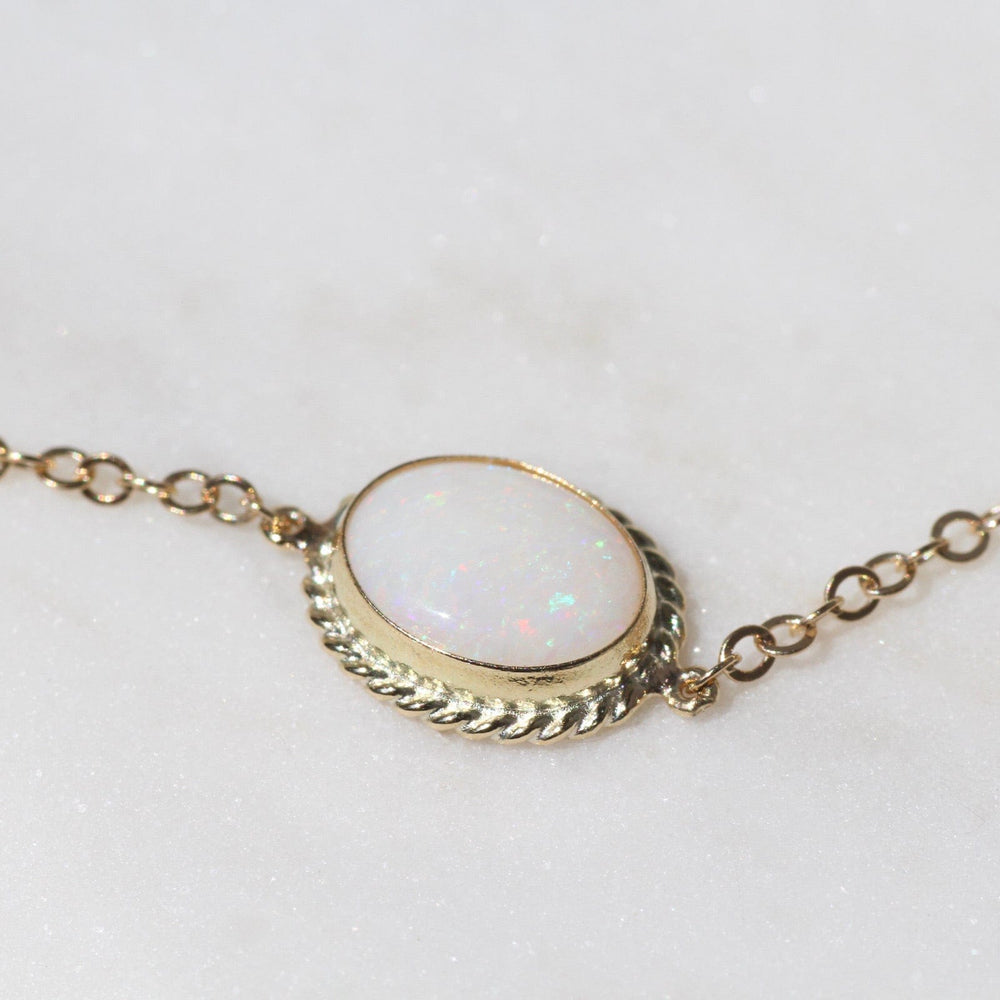 
                      
                        BRC-14K 14k Gold Opal Bracelet
                      
                    