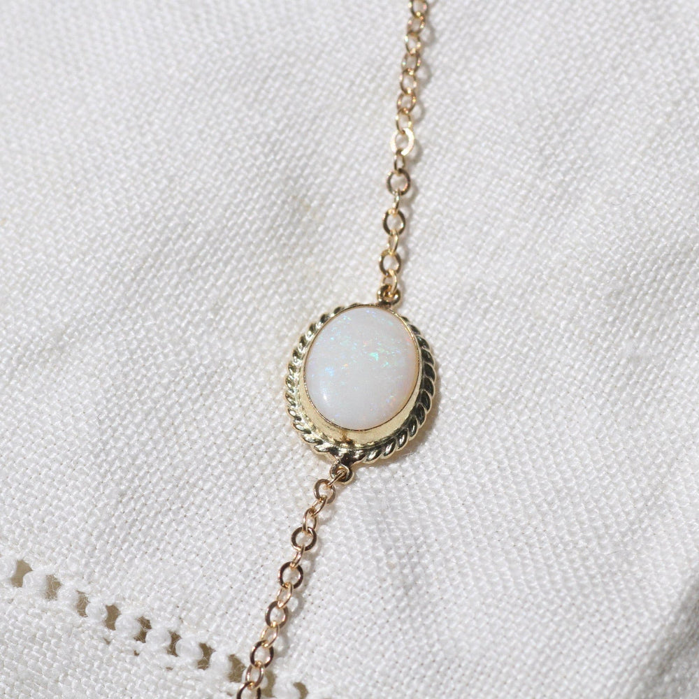 
                      
                        BRC-14K 14k Gold Opal Bracelet
                      
                    