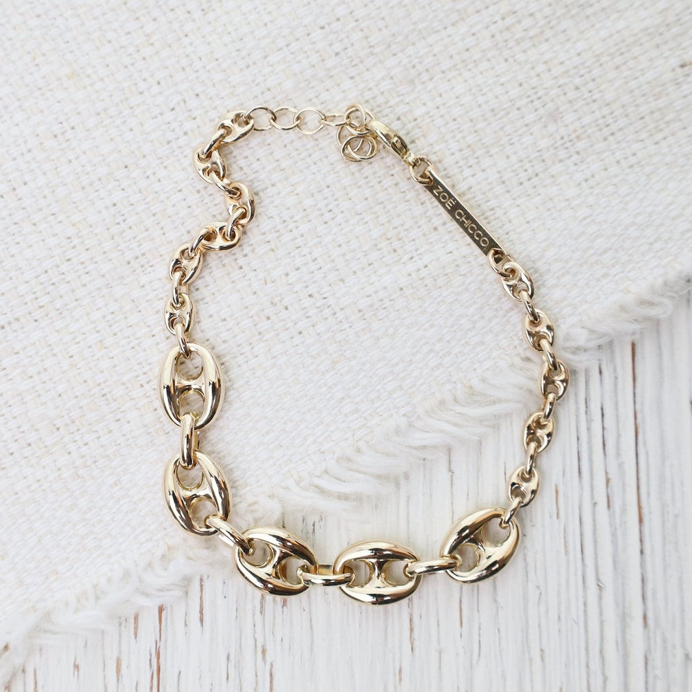 
                      
                        BRC-14K 14k Mariner Station Chain Bracelet
                      
                    