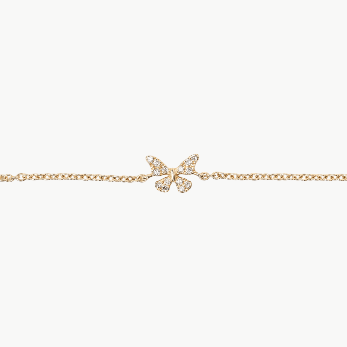 BRC-14K 14k Mini Butterfly Bracelet