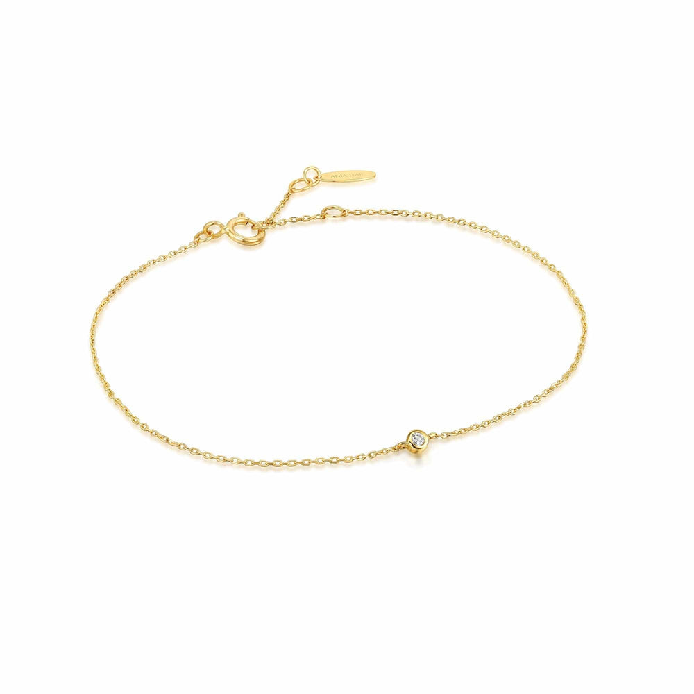 
                      
                        BRC-14K 14kt Gold Single Natural Diamond Bracelet
                      
                    