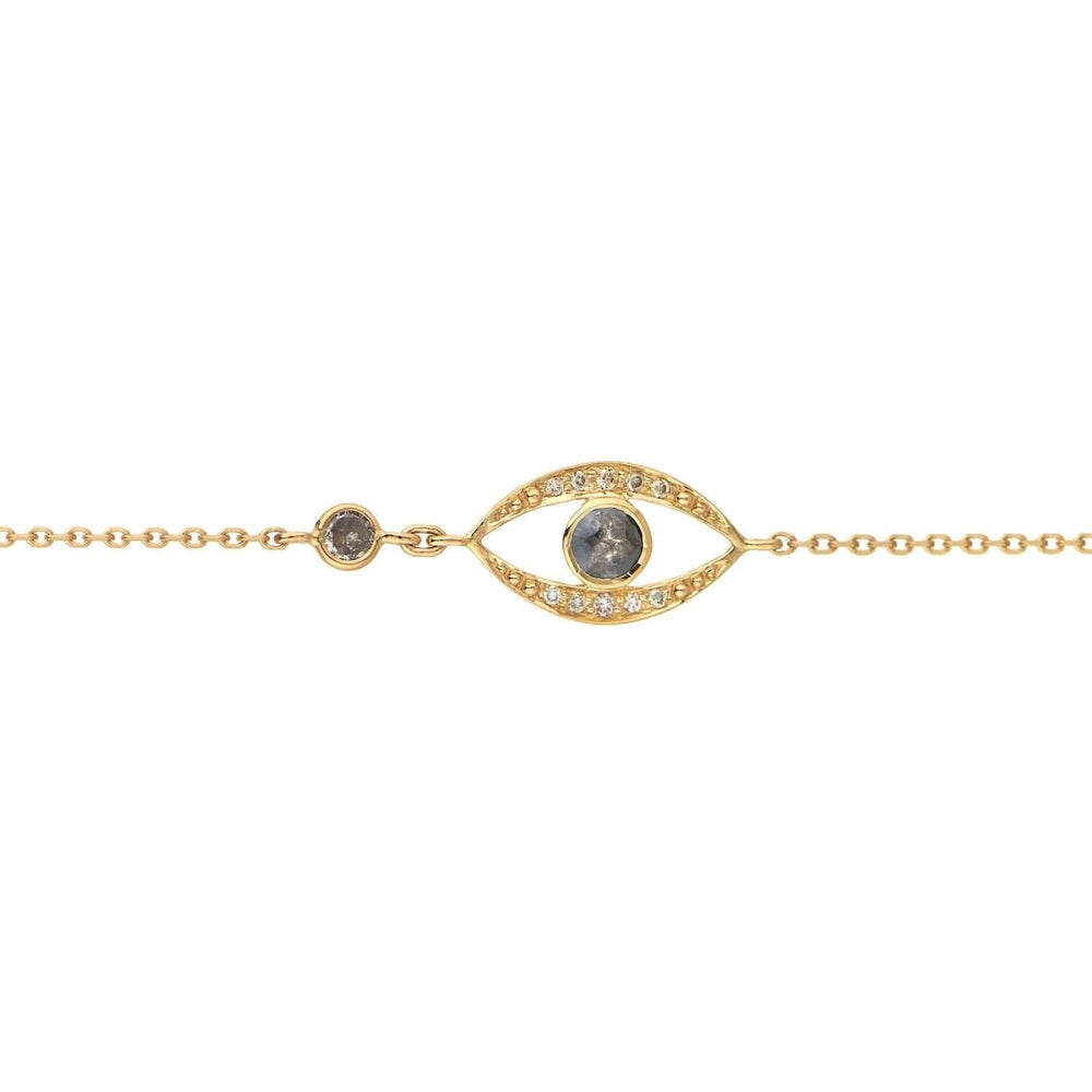 
                      
                        BRC-14K Grey Diamond Eye Bracelet
                      
                    