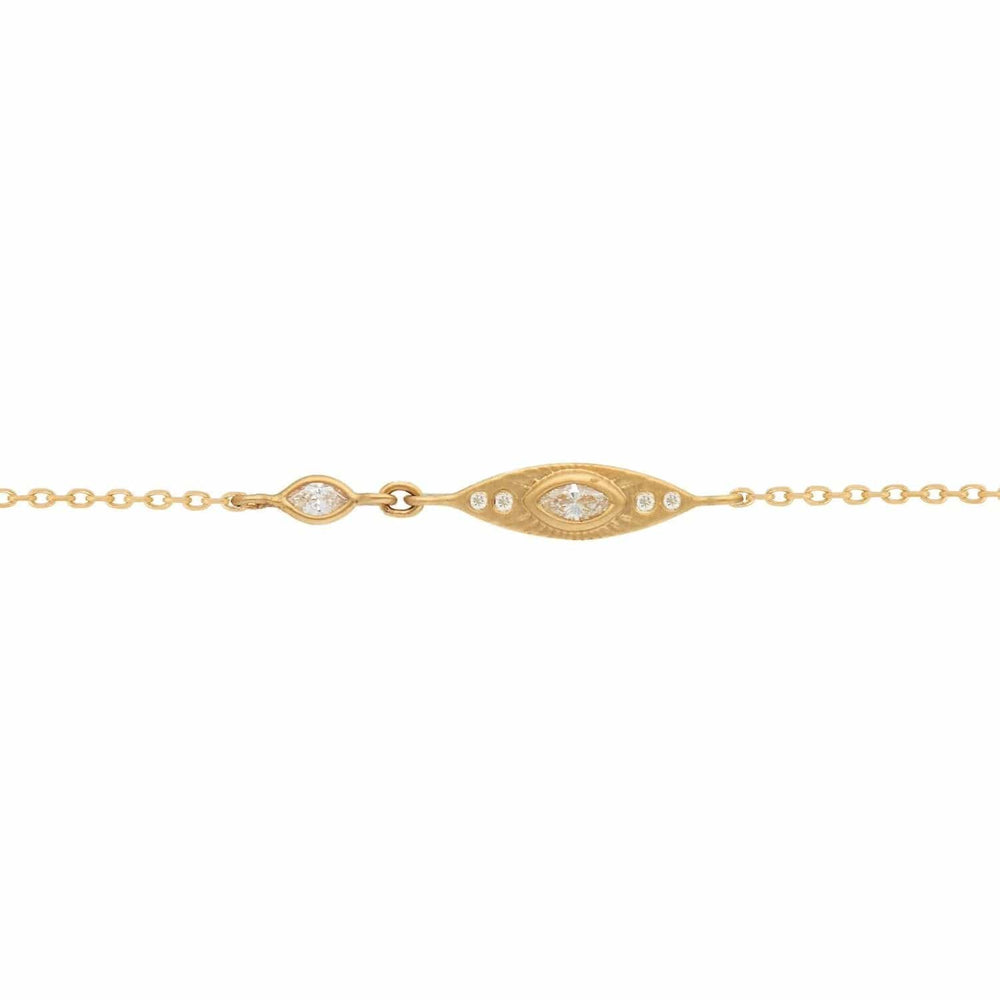 
                      
                        BRC-14K Sun Eye Diamond Bracelet
                      
                    