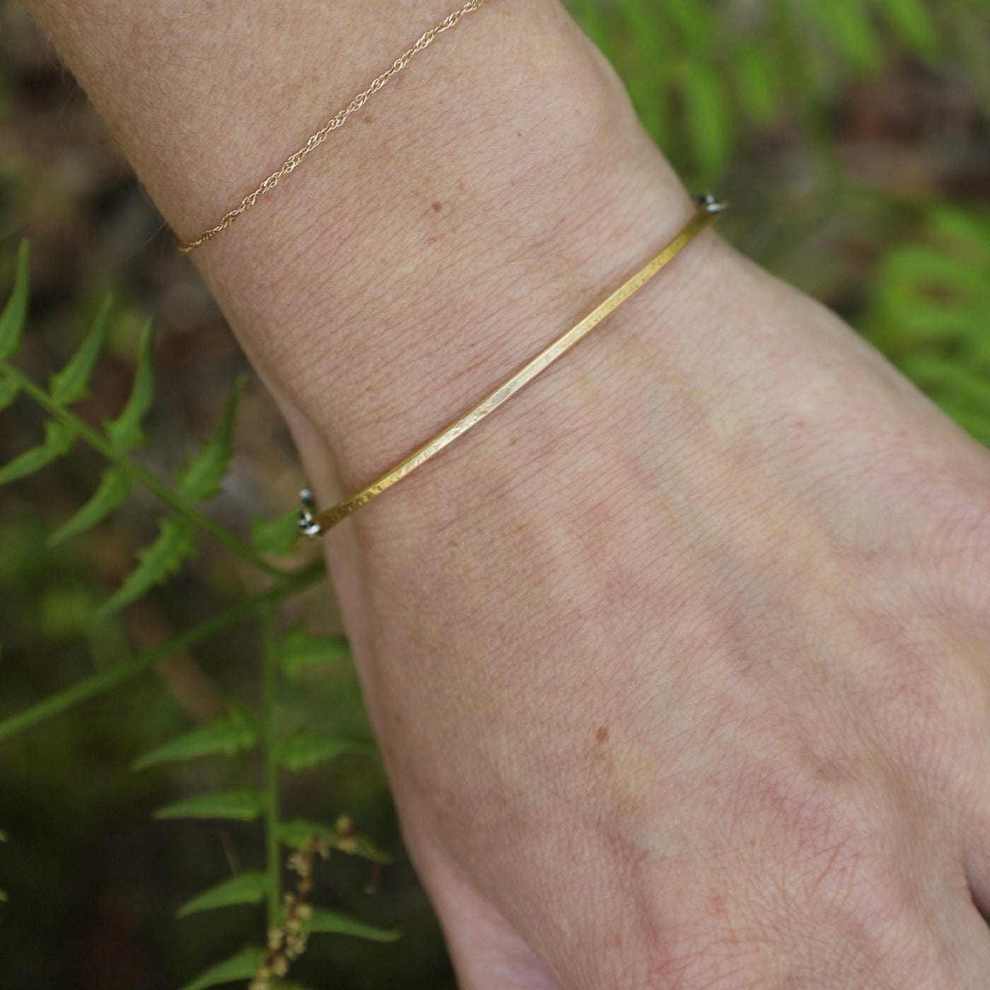 Mixed-Metal Medallion Clasp Bracelet