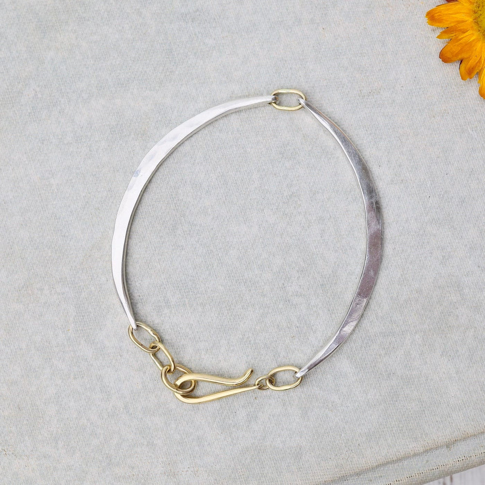 
                      
                        BRC-18K 18k & Silver Mixed Metal Contour Bracelet
                      
                    