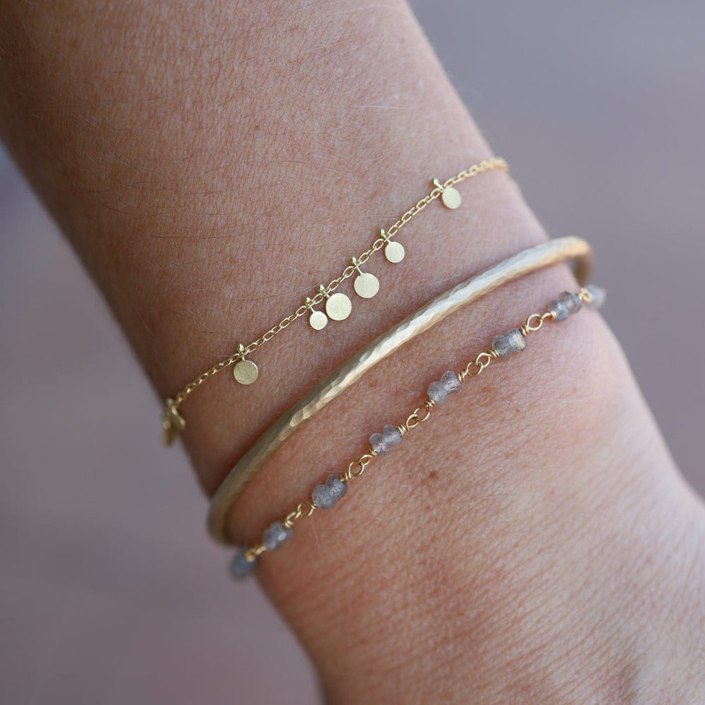 
                      
                        BRC-18K 18k Yellow Gold Random Dots Bracelet
                      
                    