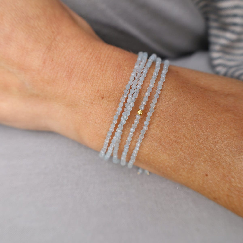 
                      
                        BRC-18K Aquamarine Wrap Bracelet & Necklace
                      
                    