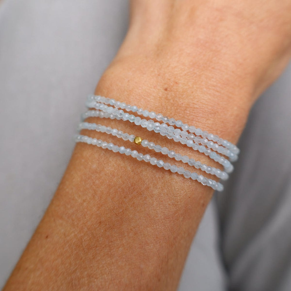 
                      
                        BRC-18K Aquamarine Wrap Bracelet & Necklace
                      
                    