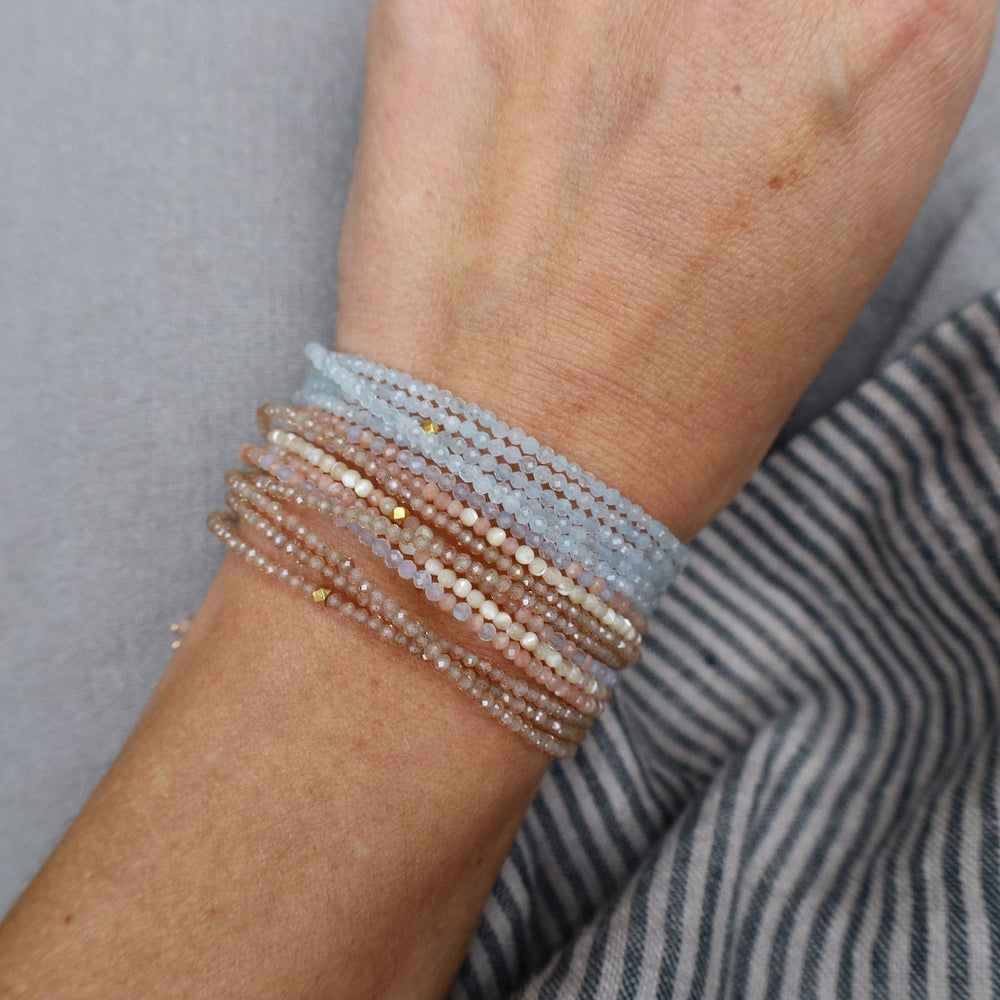 
                      
                        BRC-18K Aquamarine Wrap Bracelet & Necklace
                      
                    