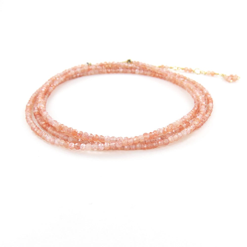 
                  
                    BRC-18K Blush Moonstone Wrap Bracelet & Necklace
                  
                