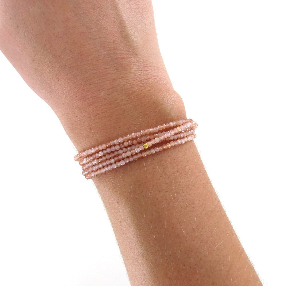 
                      
                        BRC-18K Blush Moonstone Wrap Bracelet & Necklace
                      
                    