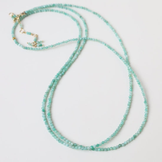 Load image into Gallery viewer, BRC-18K Emerald Wrap Bracelet &amp;amp; Necklace
