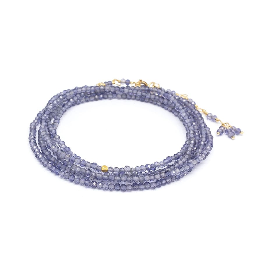 
                  
                    BRC-18K Iolite Wrap Bracelet & Necklace
                  
                