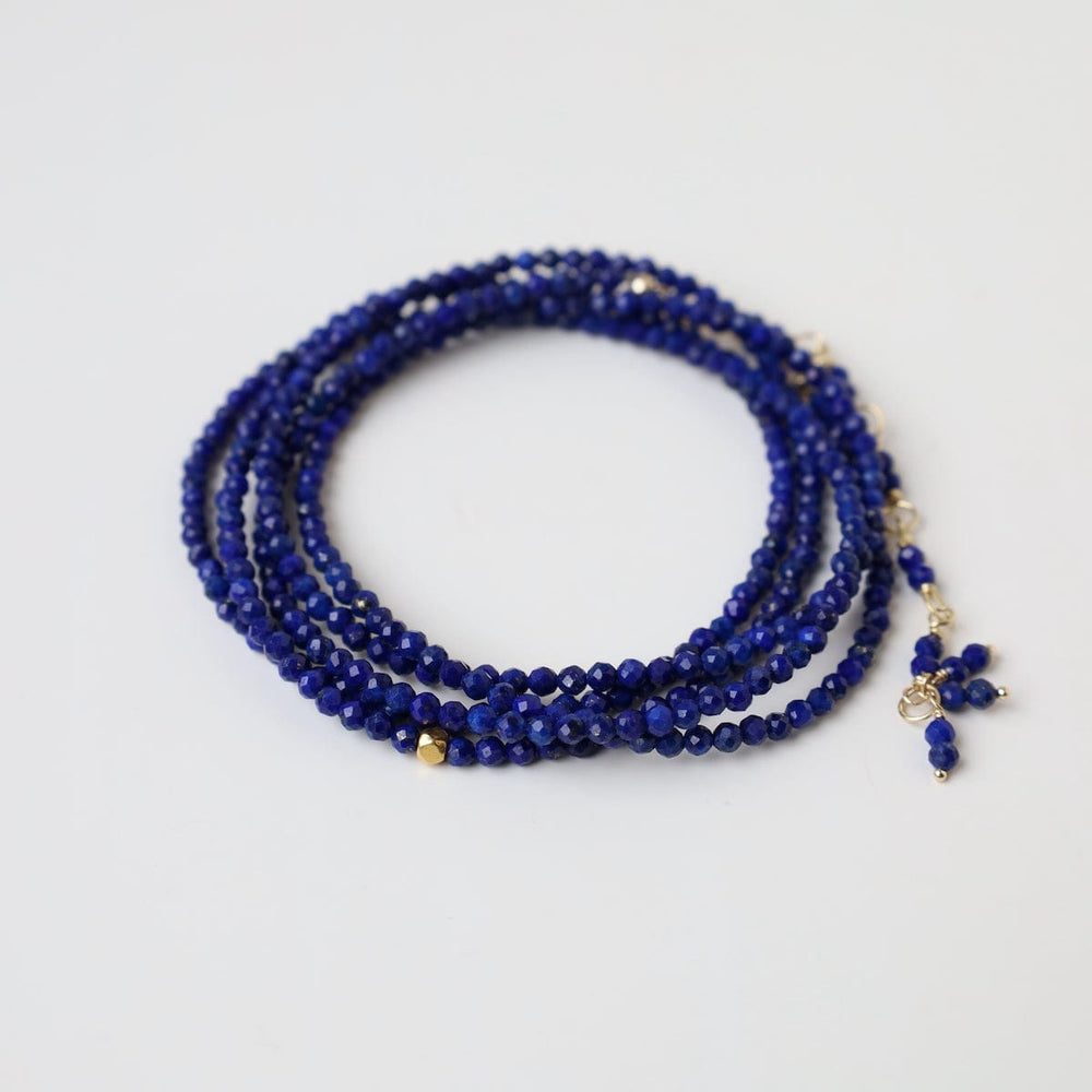 
                      
                        BRC-18K Lapis Wrap Bracelet & Necklace
                      
                    