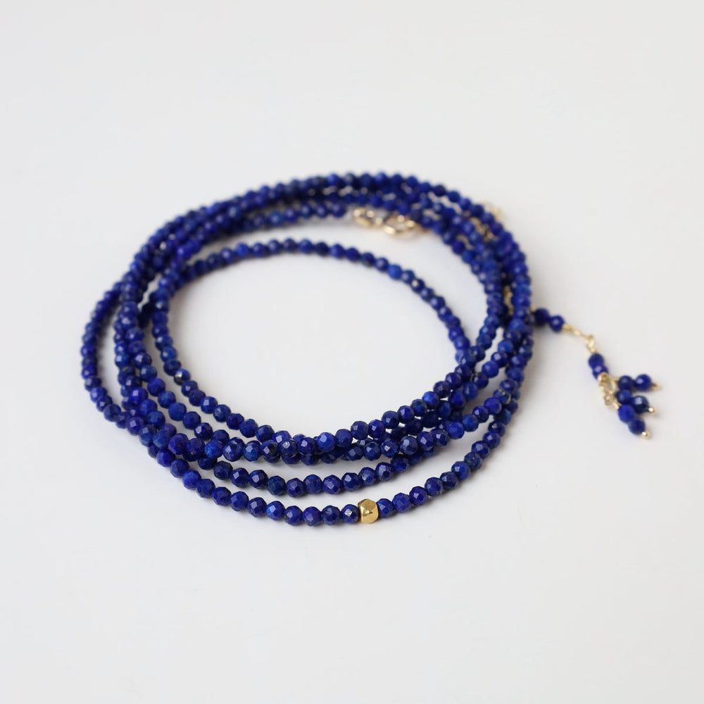 
                      
                        BRC-18K Lapis Wrap Bracelet & Necklace
                      
                    