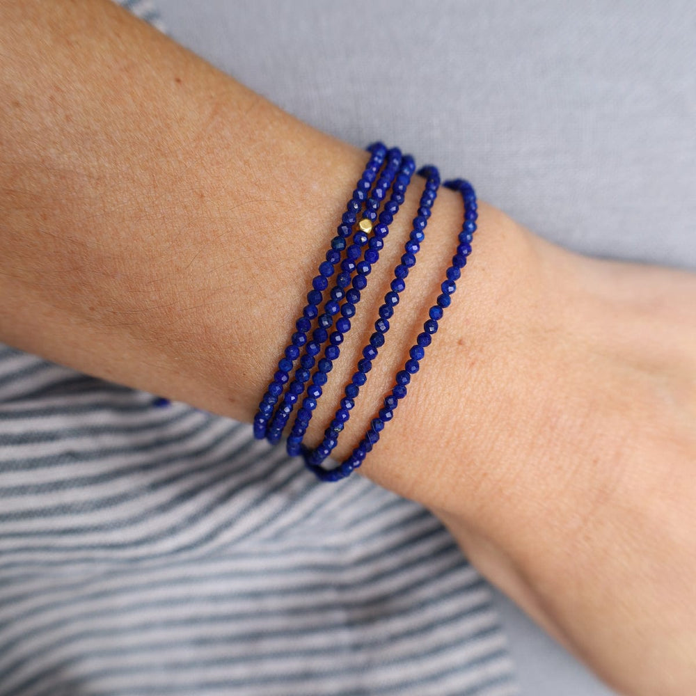 
                      
                        BRC-18K Lapis Wrap Bracelet & Necklace
                      
                    