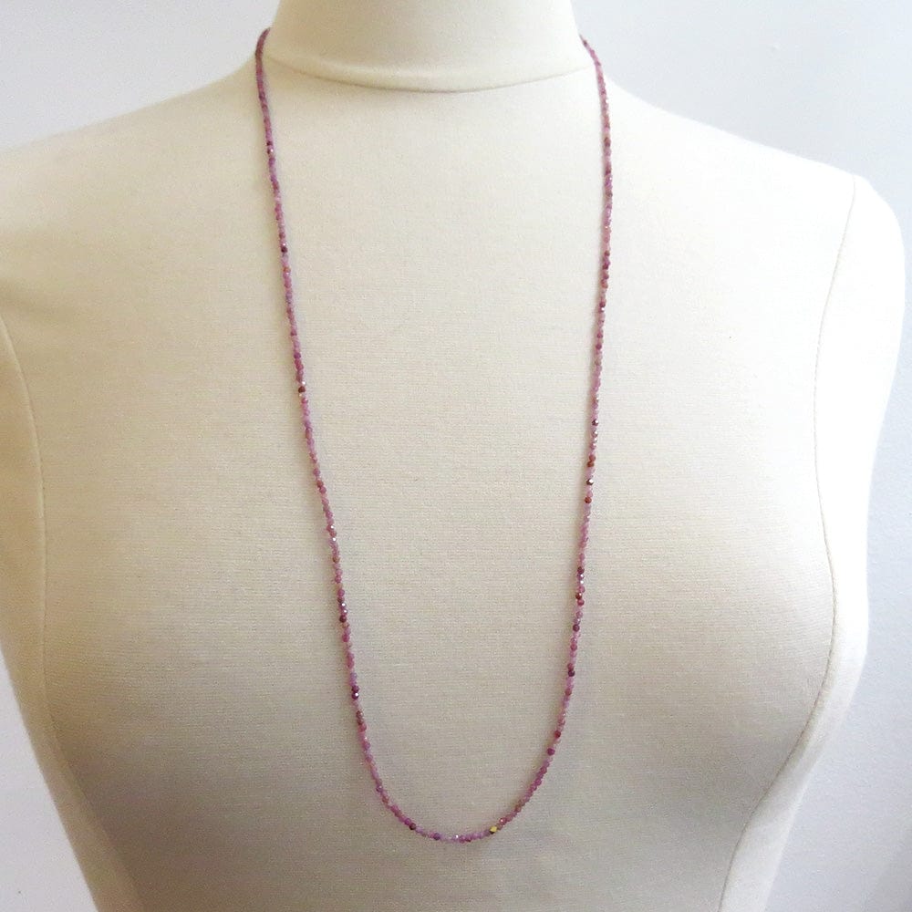 
                      
                        BRC-18K Multi Pink Ruby Wrap Bracelet & Necklace
                      
                    