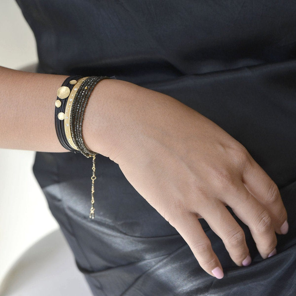 
                      
                        BRC-18K Obsidian Bead Wrap Bracelet & Necklace
                      
                    