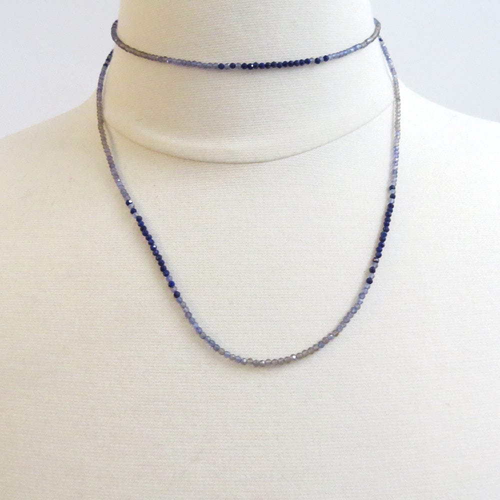 
                      
                        BRC-18K Ombre Blue Wrap Bracelet & Necklace
                      
                    