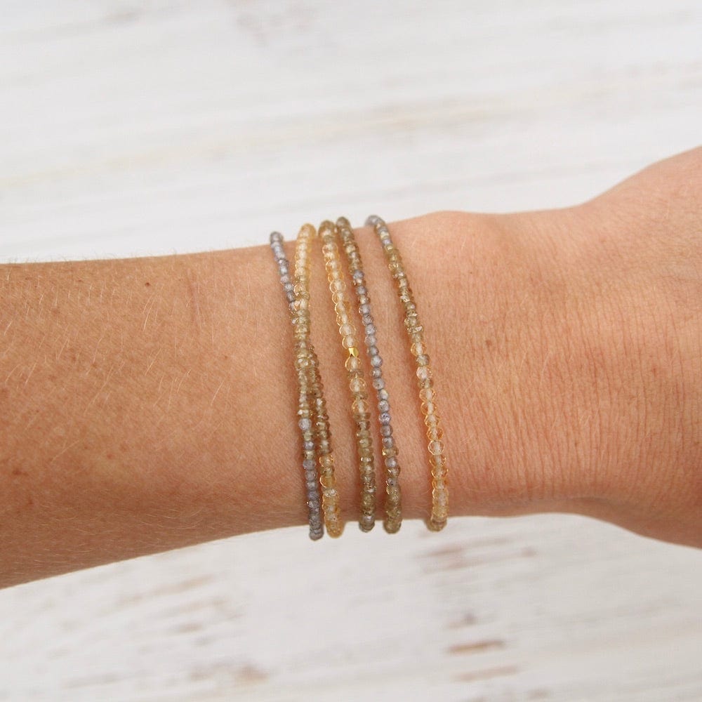 
                      
                        BRC-18K Ombre Golden Wrap Bracelet & Necklace
                      
                    