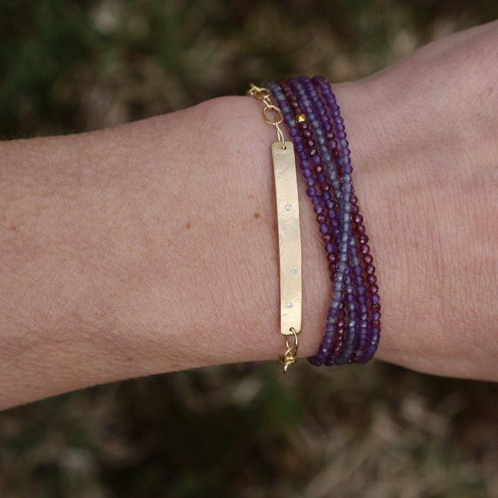 
                      
                        BRC-18K Ombre Purple Wrap Bracelet & Necklace
                      
                    