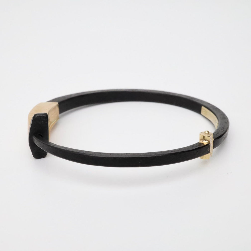 
                  
                    BRC-18K Pat Flynn Iron Nail Bracelet ~ 22k Yellow Gold Collar
                  
                