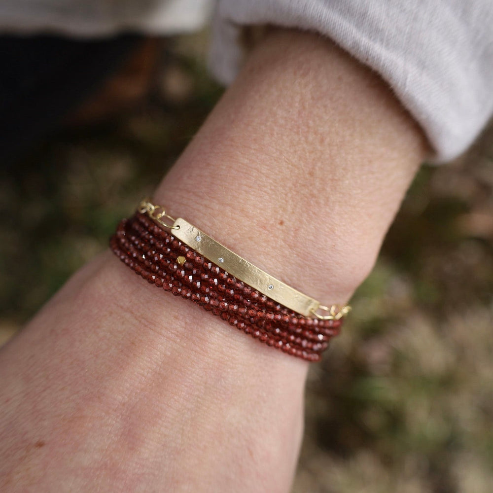 
                      
                        BRC-18K Red Garnet Wrap Bracelet & Necklace
                      
                    