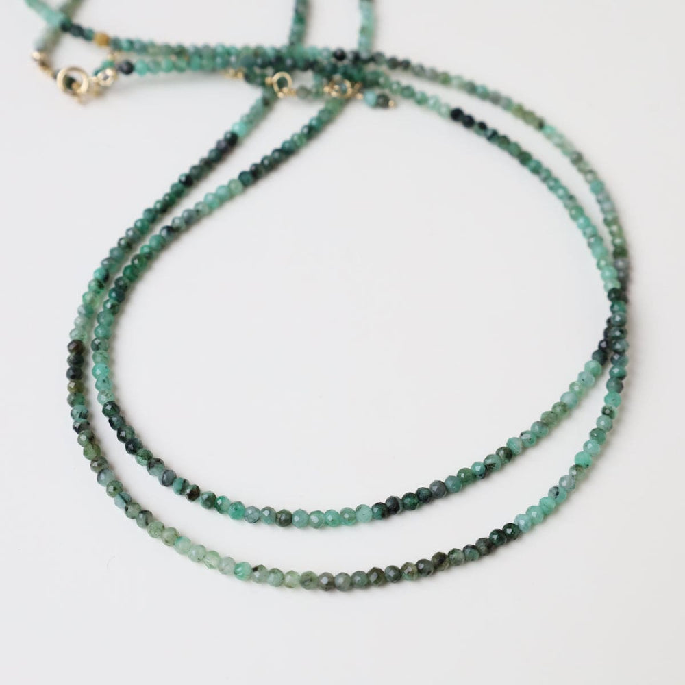 
                  
                    BRC-18K Sakoda Emerald Wrap Bracelet & Necklace
                  
                