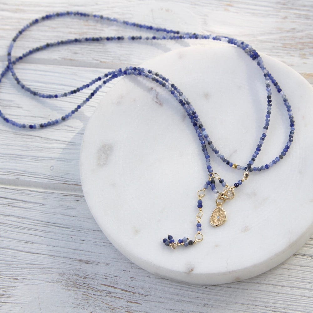 
                      
                        BRC-18K Sodalite Wrap Bracelet & Necklace
                      
                    