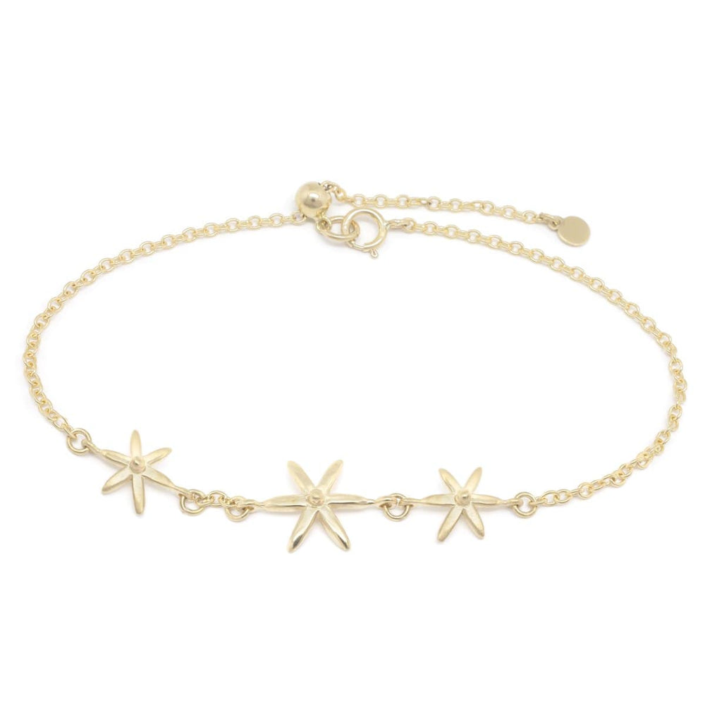 BRC-18K Triple Star Bracelet