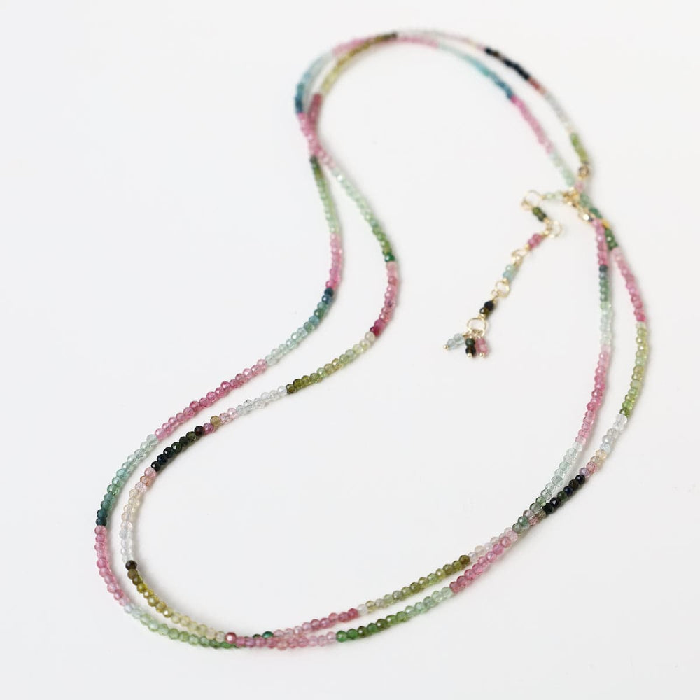 
                      
                        BRC-18K Watermelon Tourmaline Wrap Bracelet & Necklace
                      
                    