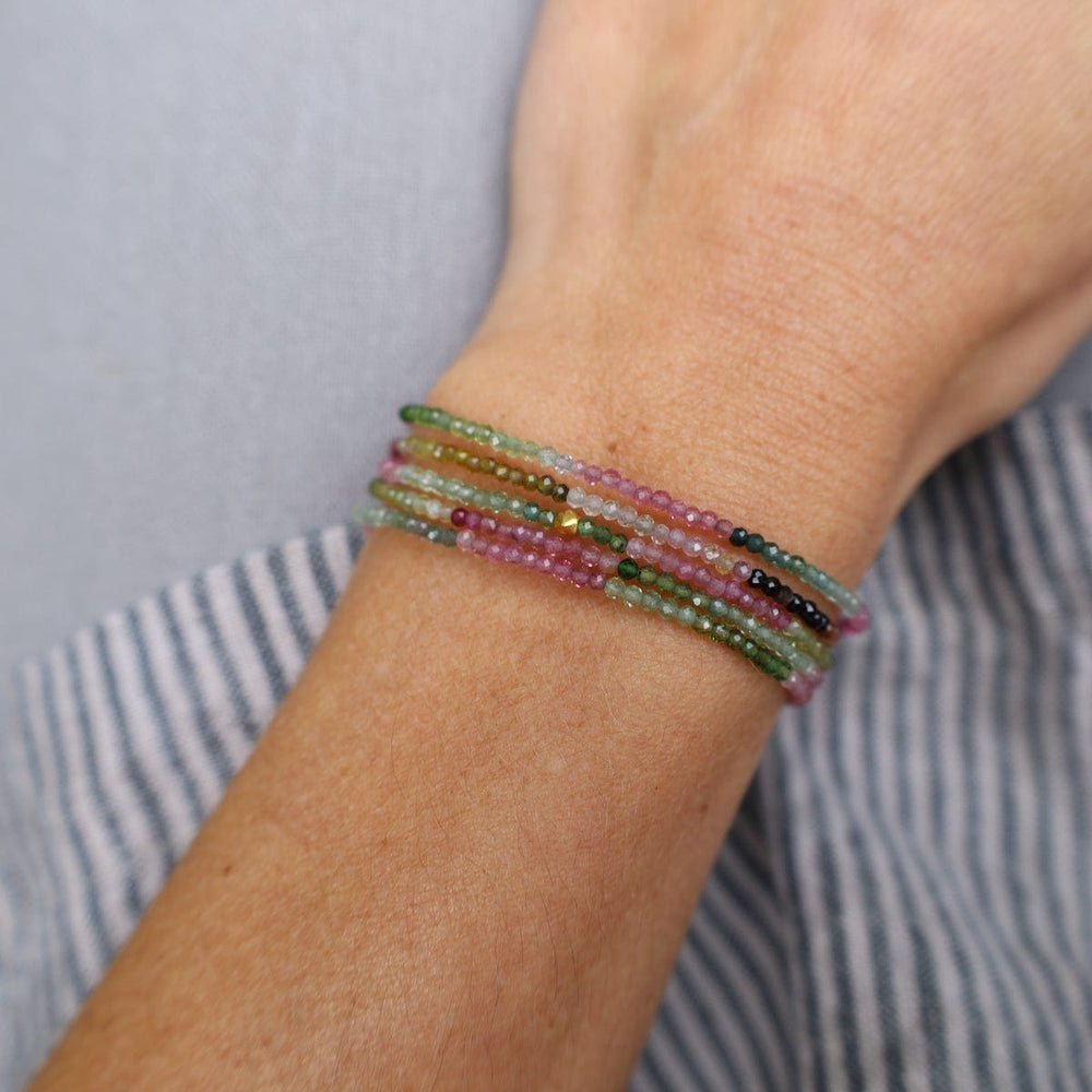 
                      
                        BRC-18K Watermelon Tourmaline Wrap Bracelet & Necklace
                      
                    