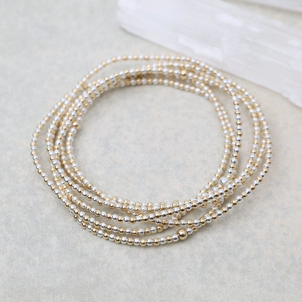 
                      
                        BRC 2mm Classic Ball Bracelet in Silver, Gold, or Two Tone
                      
                    