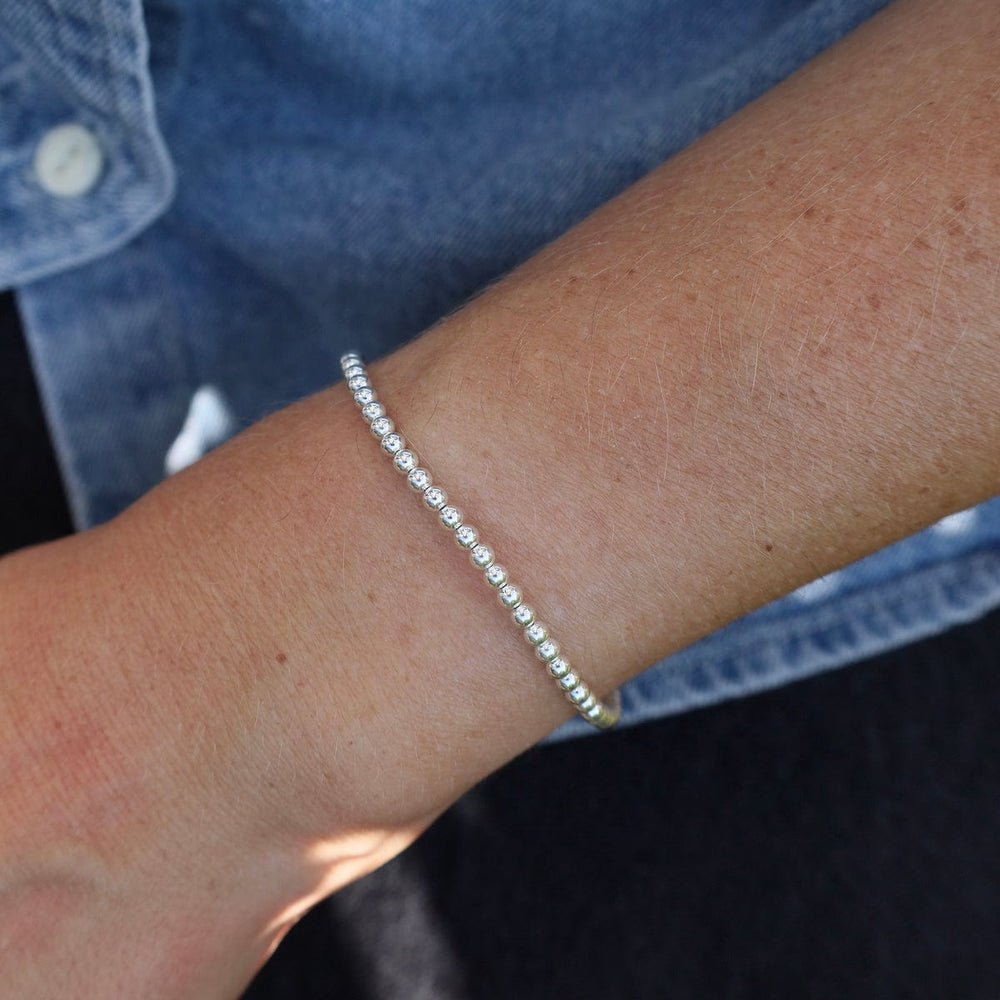 
                  
                    BRC 3mm Classic Ball Bracelet in Silver, Gold, or Two Tone
                  
                