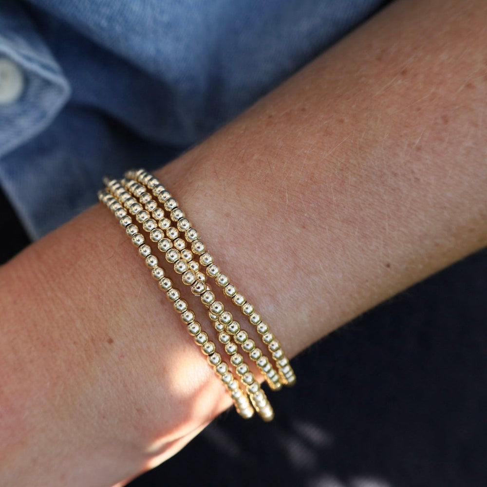 
                  
                    BRC 3mm Classic Ball Bracelet in Silver, Gold, or Two Tone
                  
                