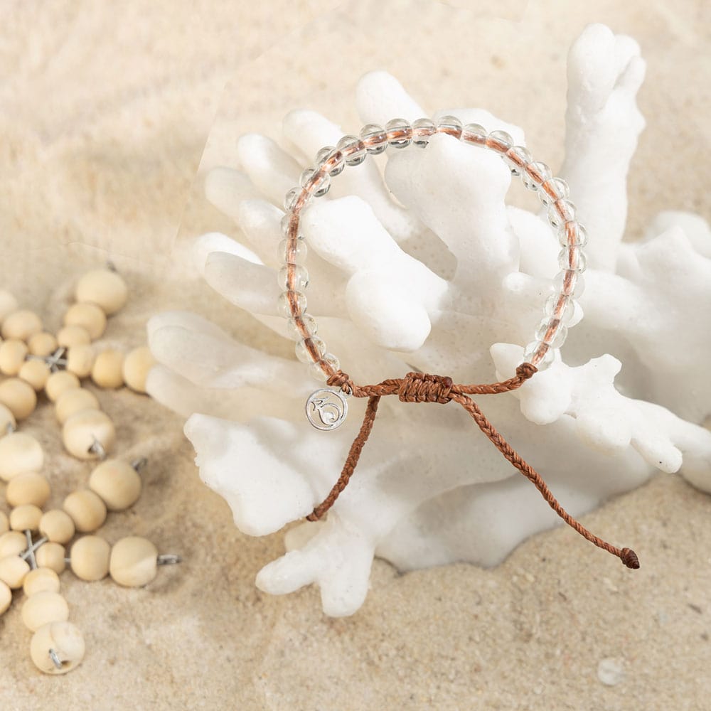 4 Ocean Recycled Plastic & Glass Bracelet - Seaside – Dandelion Jewelry