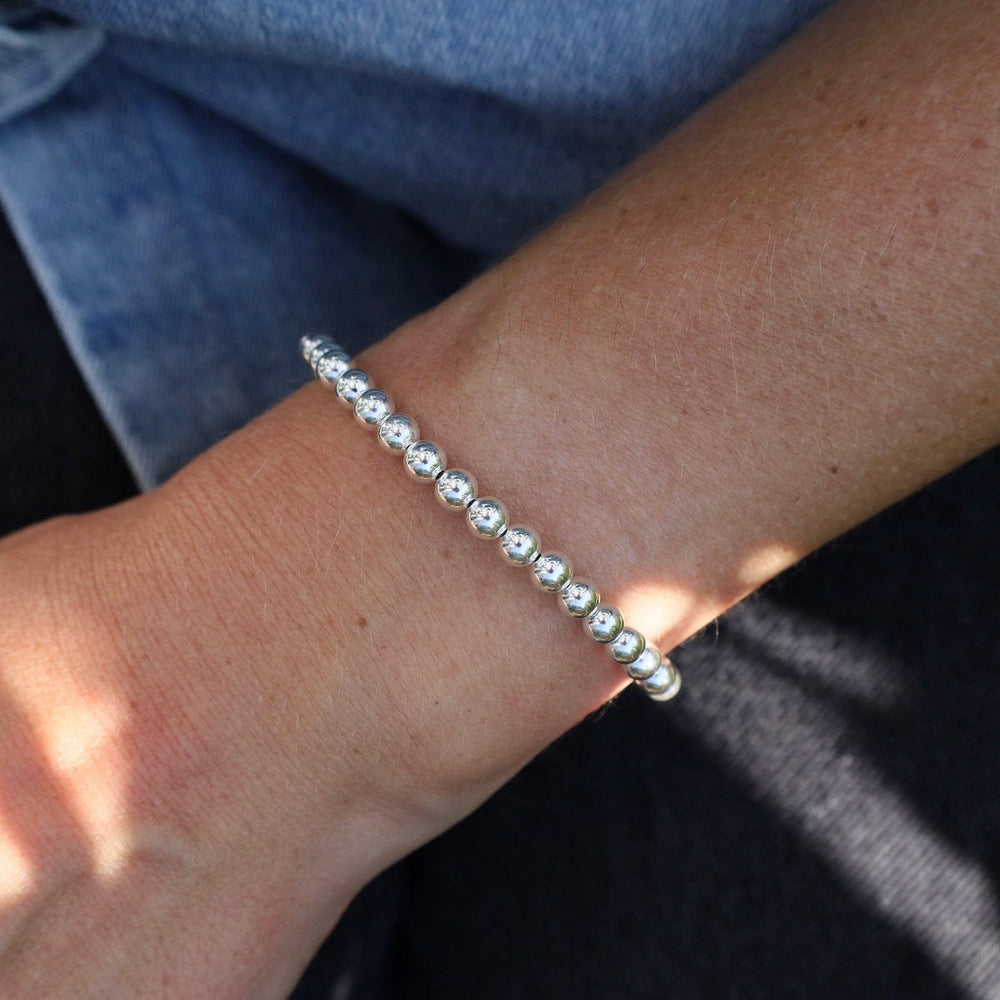 
                      
                        BRC 5mm Classic Ball Bracelet in Silver, Gold, or Two Tone
                      
                    