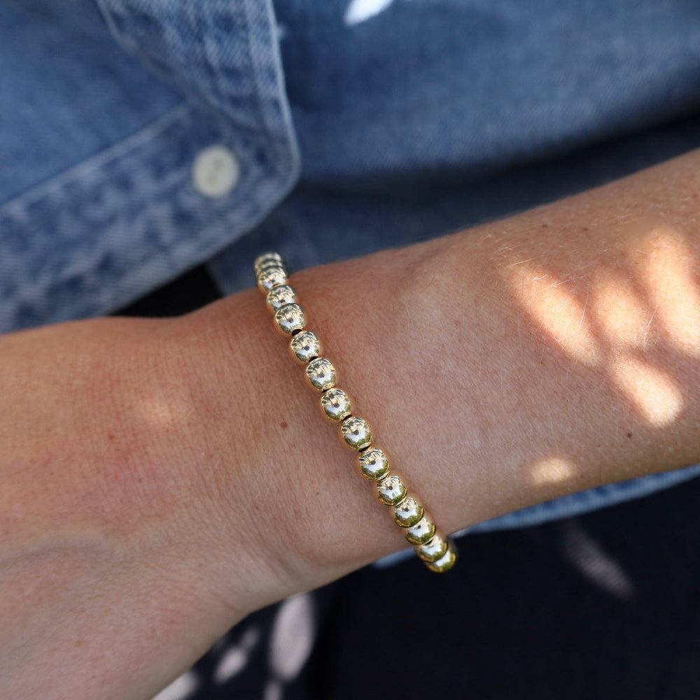 
                      
                        BRC 6mm Classic Ball Bracelet in Silver, Gold, or Two Tone
                      
                    