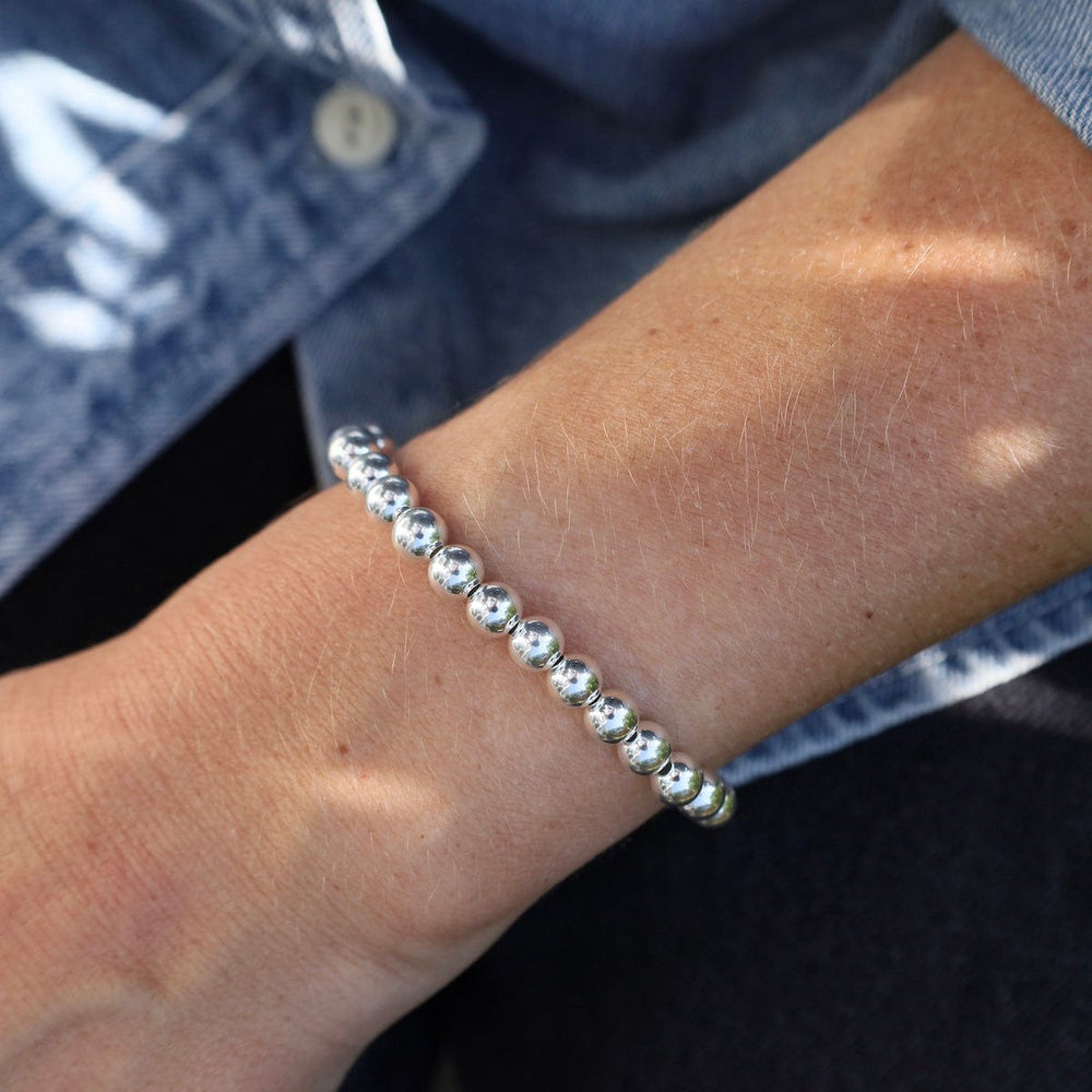 
                      
                        BRC 6mm Classic Ball Bracelet in Silver, Gold, or Two Tone
                      
                    