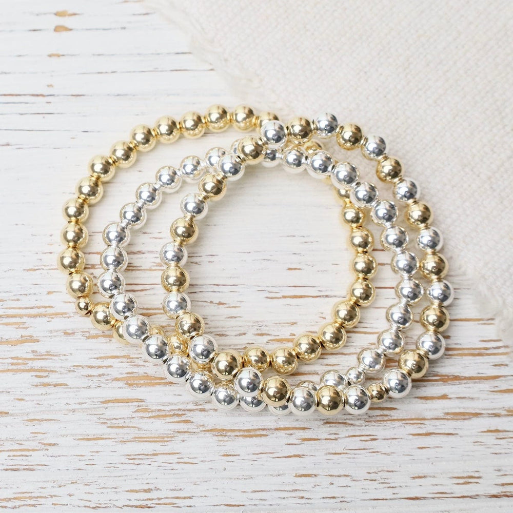 
                      
                        BRC 6mm Classic Ball Bracelet in Silver, Gold, or Two Tone
                      
                    