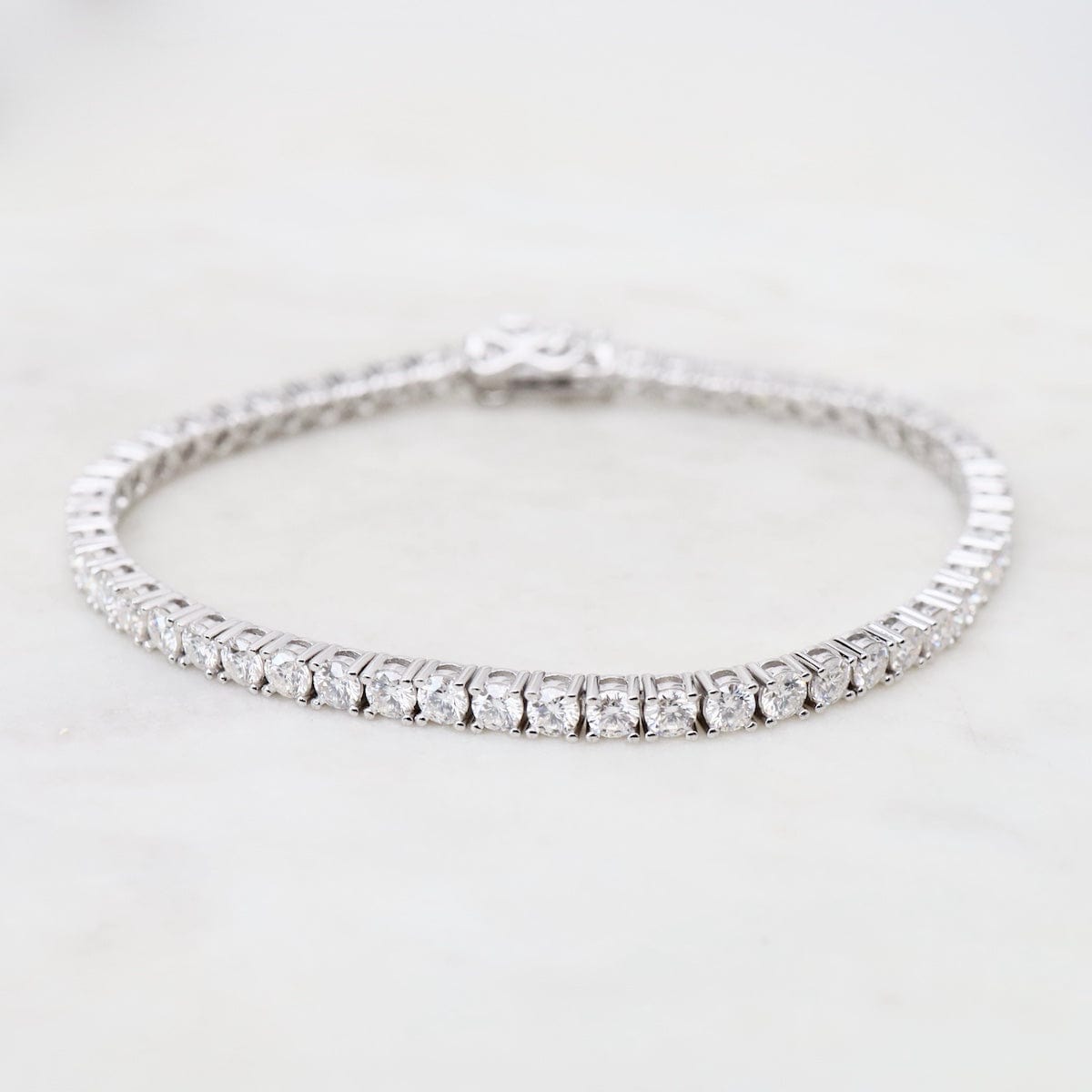 BRC 7.5" 3mm Moissanite Tennis Bracelet