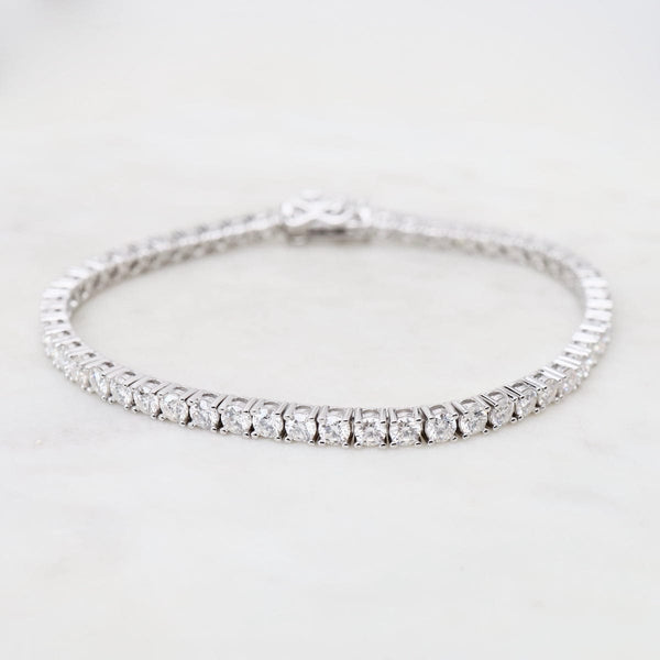 Moissanite 3mm Tennis Bracelet – La Nave