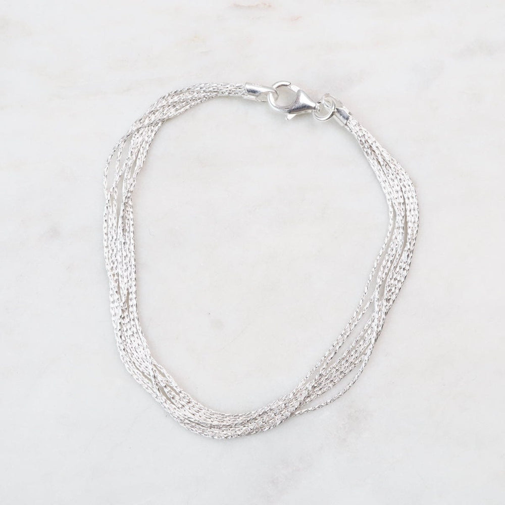 
                      
                        BRC 7.5 Inch Sterling Silver 7 Strand Sparkle Bracelet
                      
                    