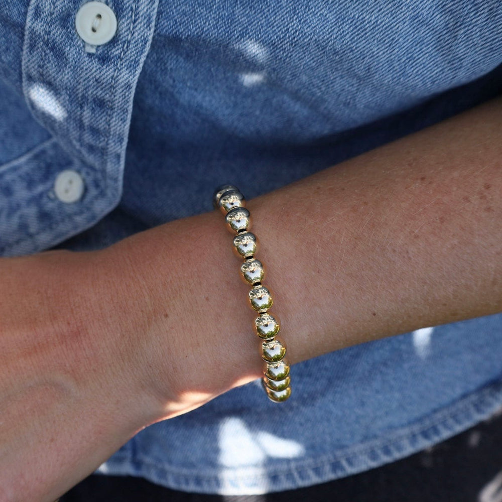 
                      
                        BRC 8mm Classic Ball Bracelet in Silver, Gold, or Two Tone
                      
                    