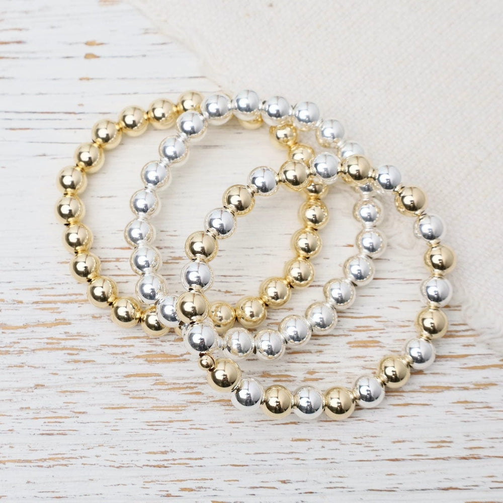 
                      
                        BRC 8mm Classic Ball Bracelet in Silver, Gold, or Two Tone
                      
                    